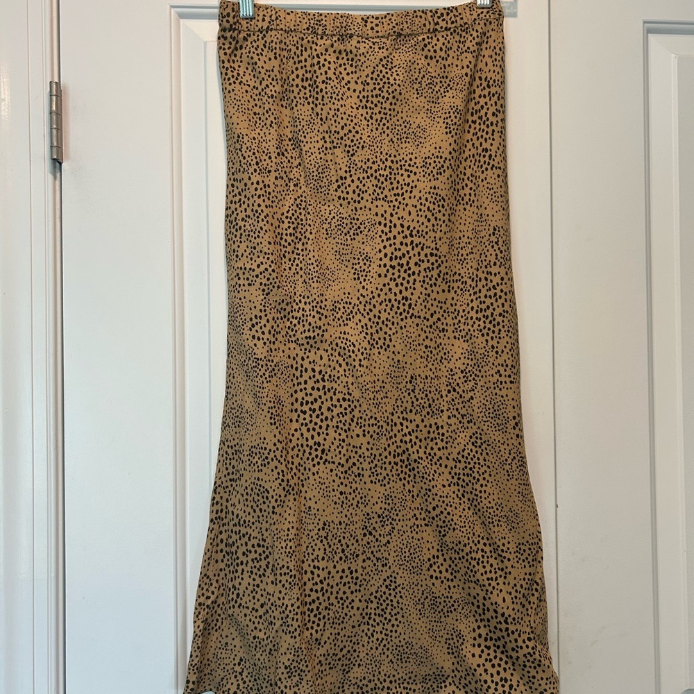 GAP Animal Print Slip Skirt size small